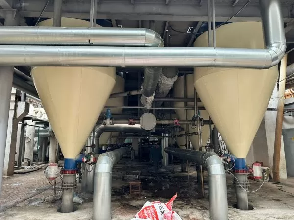 Монтаж оборудования сокоочистительного отделения сахарного завода